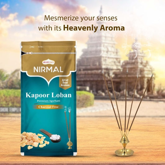 Nirmal Ziplock Kapoor Loban Agarbatti 125 g