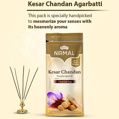 Nirmal Ziplock Kesar Chandan Agarbatti 125 g