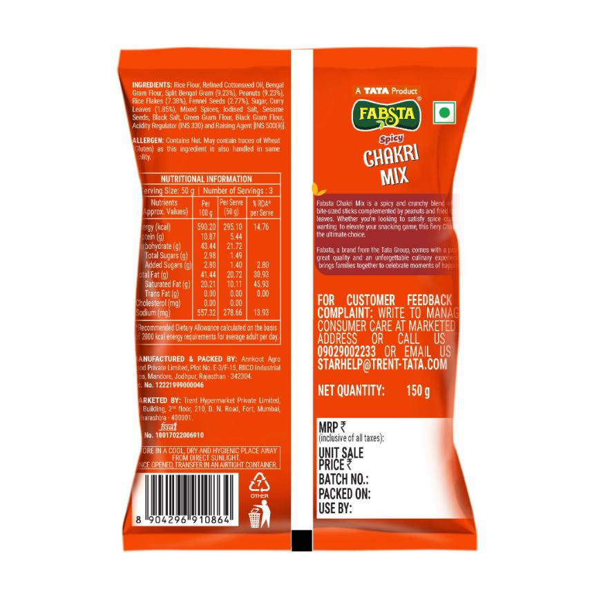 Fabsta Chakli Mix 150 Gm