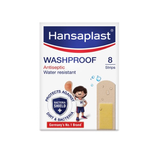 Hansaplast Washproof Bandage Strip Pack Of 8