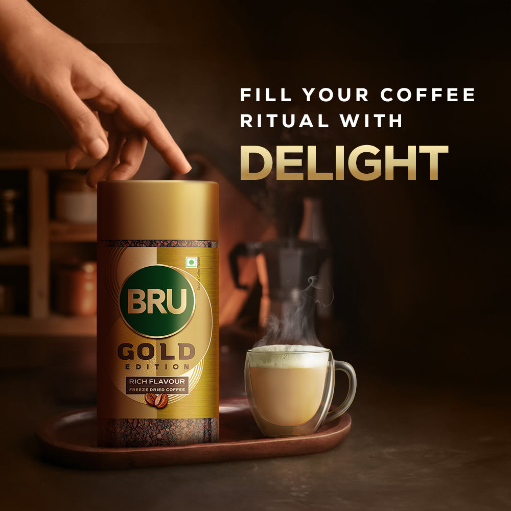 Bru Gold Freeze Dried Coffee Jar 100 gm