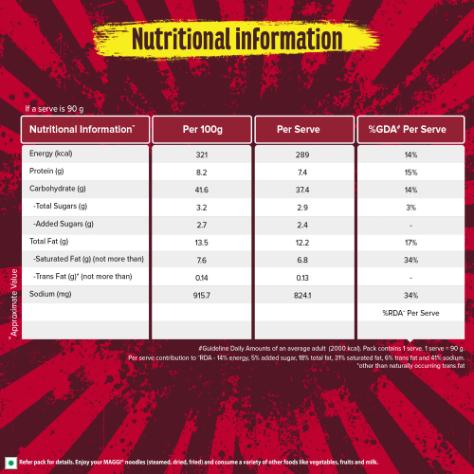 Maggi Korean Barbeque Veg 90 gm