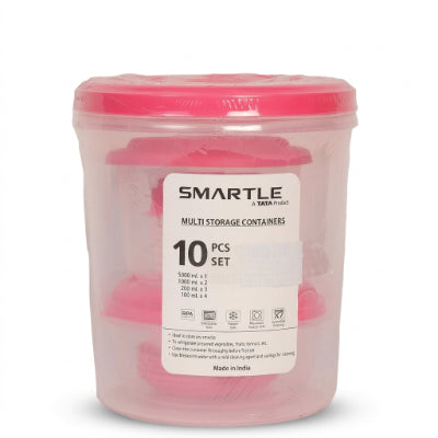 Smartle Container Pink set of 10