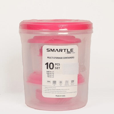 Smartle Container Pink set of 10
