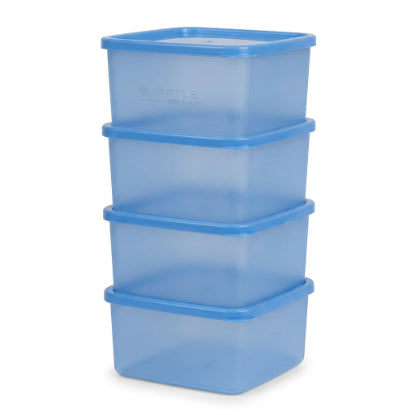 Smartle Fresia Opaue Container Blue set of 4