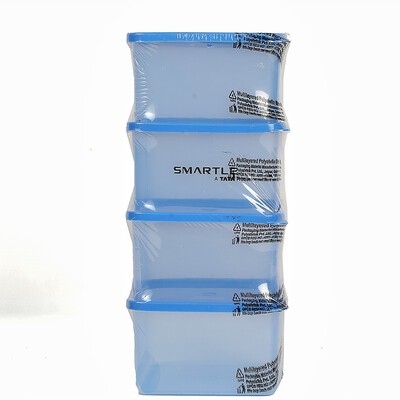 Smartle Fresia Opaue Container Blue Set Of 4