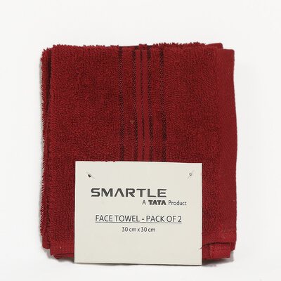 Smartle Face Towe Red set of 2