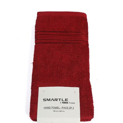 Smartle Hand Towel Red set of 2