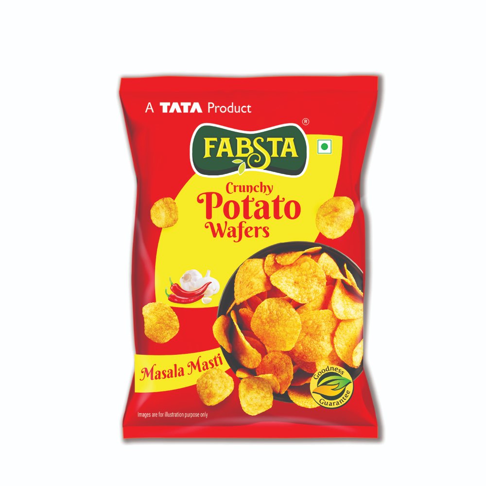 Fabsta Masala Potato Wafers, 135 g
