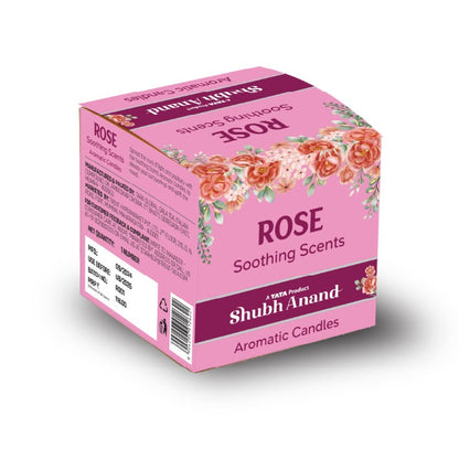 Shubh Anand Votive Candle Rose 60 g