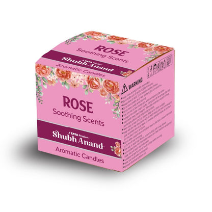 Shubh Anand Votive Candle Rose 60 g