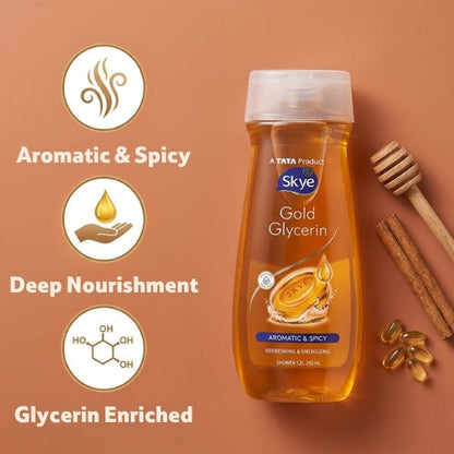 Skye Gold Glycerin Shower Gel, 250 ml
