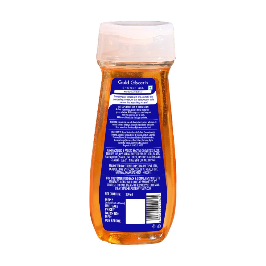 Skye Gold Glycerin Shower Gel, 250 ml
