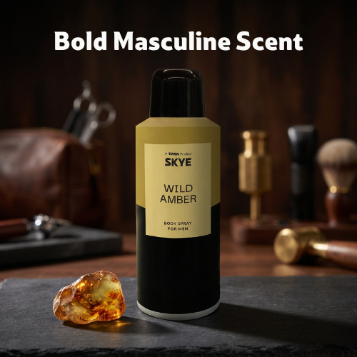 Skye Wild Amber Body Spray For Men, 150 ml