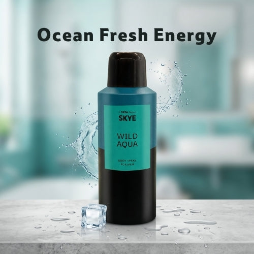 Skye Wild Aqua Body Spray For Men, 150 ml