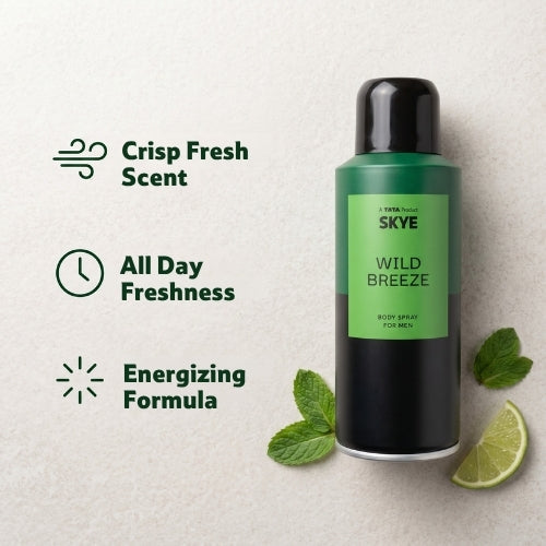 Skye Wild Breeze Body Spray For Men, 150 ml