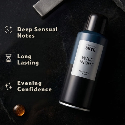 Skye Wild Night Body Spray For Men, 150 ml