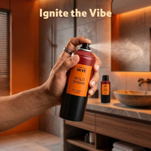 Skye Wild Spark Body Spray For Men, 150 ml