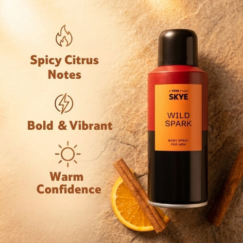 Skye Wild Spark Body Spray For Men, 150 ml