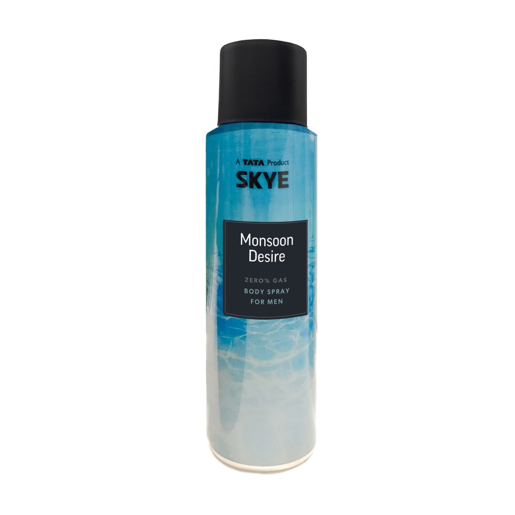 Skye Monsoon Desire Zero Gas Body Spray For Men 128 ml