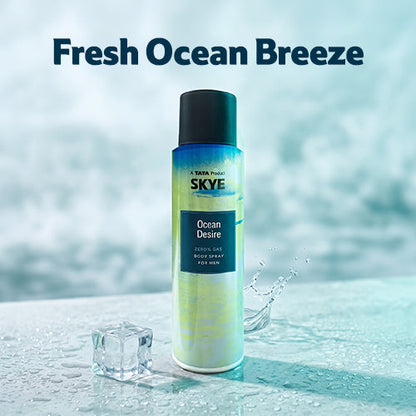 Skye Ocean Desire Body Spray For Men, 128 ml