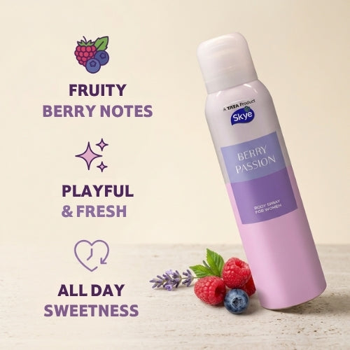 Skye Berry Passion Body Spray For Women, 150 ml