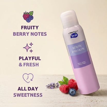 Skye Berry Passion Body Spray For Women, 150 ml