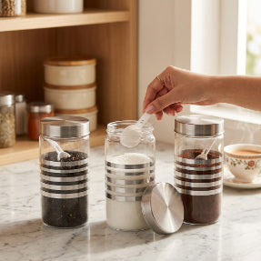 Smartle Silverline Container 1500 Ml set of 3