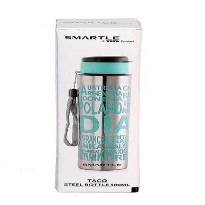 Smartle Taco Steel Bottle Green 700 Ml pack of 1