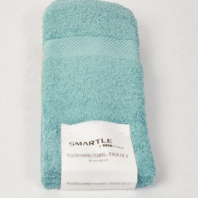 Smartle Hand Towel Plush Denim Blue set of 2