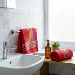 Smartle Bath Mat Belamona Red pack of 1