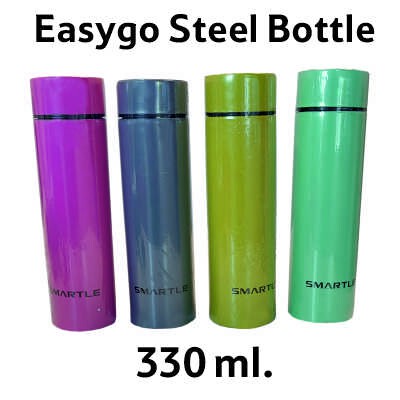Smartle Easygo Steel Bottle Assorted 330 Ml pack of 1
