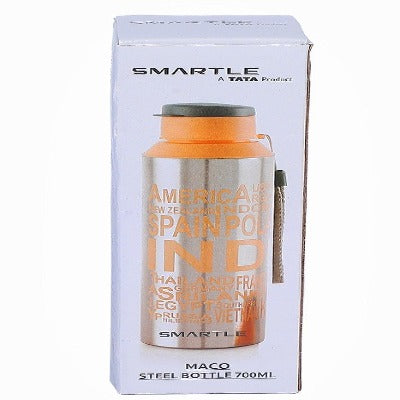 Smartle Maco Steel Bottle Pink 700 Ml pack of 1