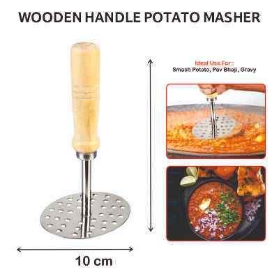 Smartle Potato Masher (Wooden Handle) 1 pc