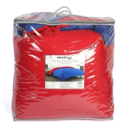 Smartle Reversible Double Comforter Red 1 pc