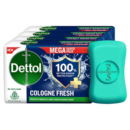 Dettol Soap Cologne Fresh 4x150 g