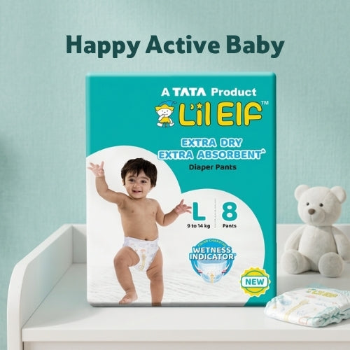 Tata Diaper Pants L, Pack of 8