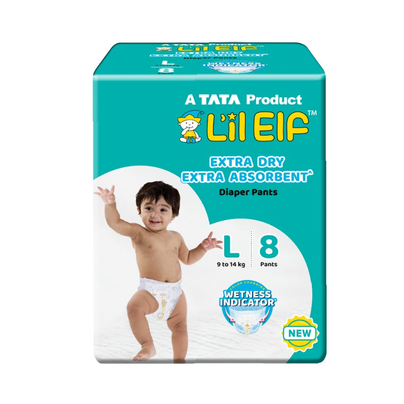 Tata Diaper Pants L, Pack of 8