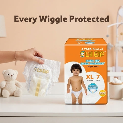 Tata Diaper Pants XL, Pack of 7