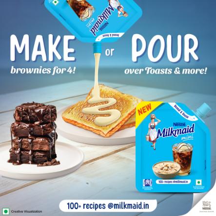 Nestle Milkmaid Condensed Milk Doy Pack 210 g