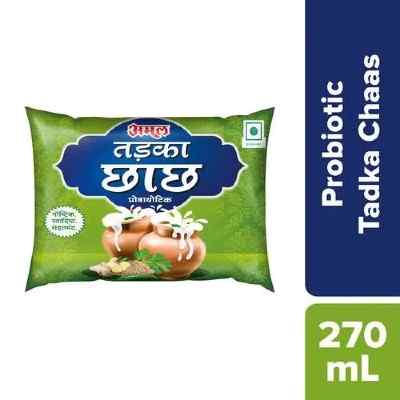 Amul Tadka Chaas Pouch 270 Ml