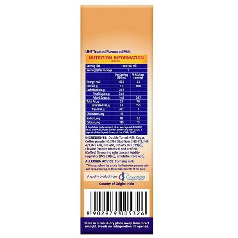 Cavin'S Cold Coffee Tetrapack 180 ml