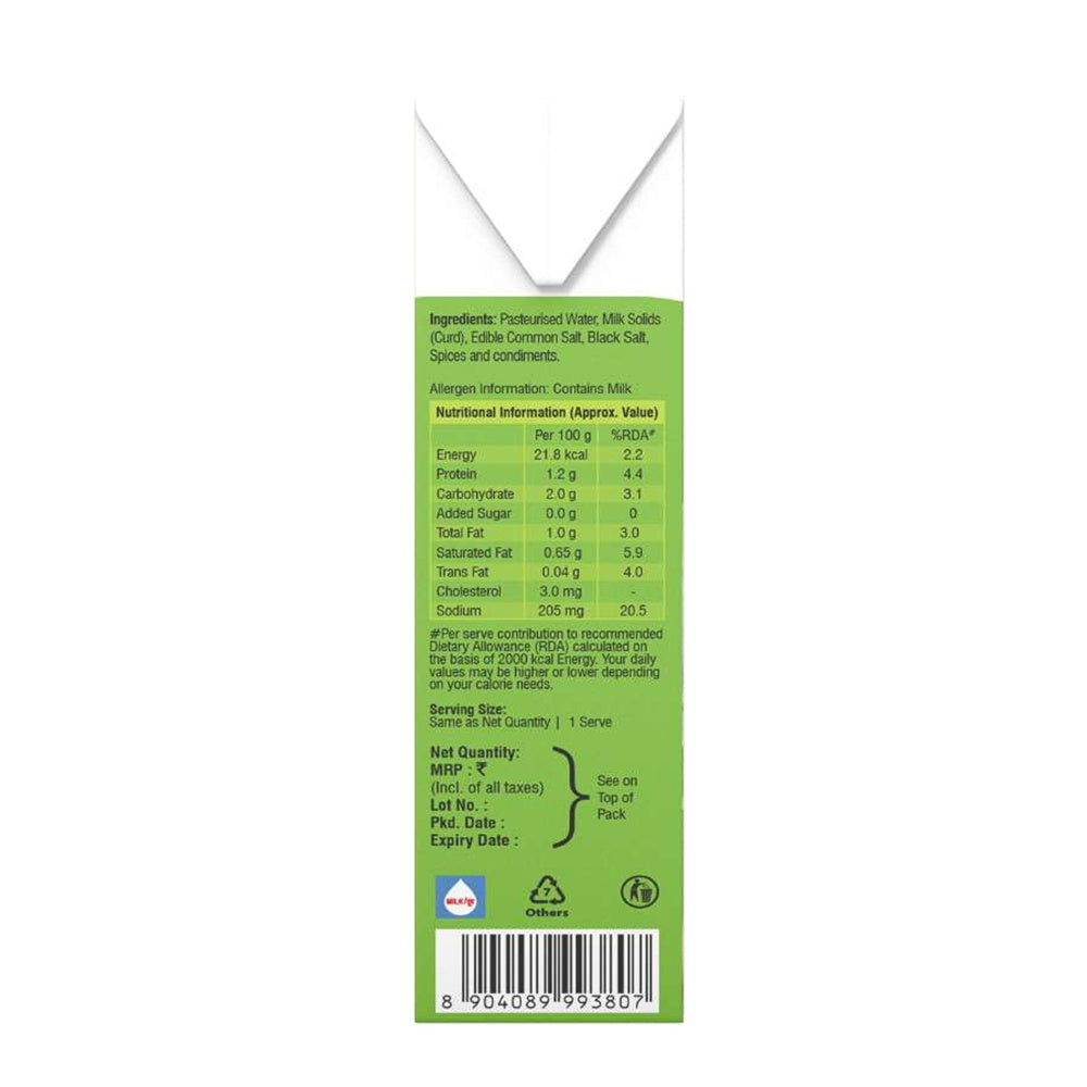 Heritage Buttermilk Tetrapack 180 ml