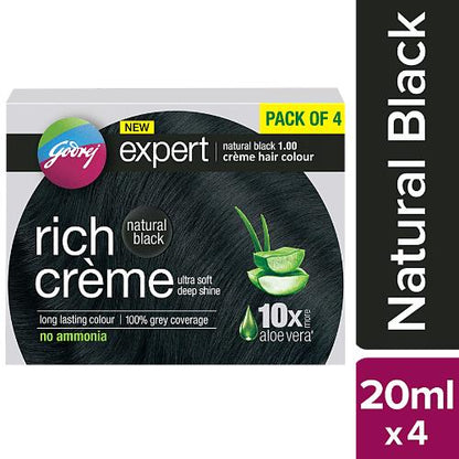 Godrej Expert Creme Natural Black pack of 4