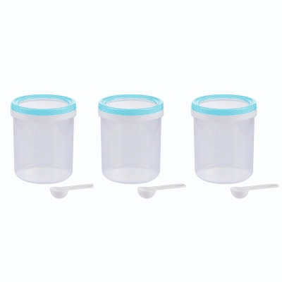 Smartle Easy Spin Container 1.5 Ltr Blue set of 3