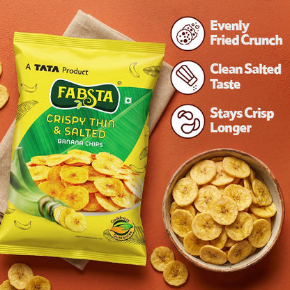 Fabsta Banana Chips Salted 500 g