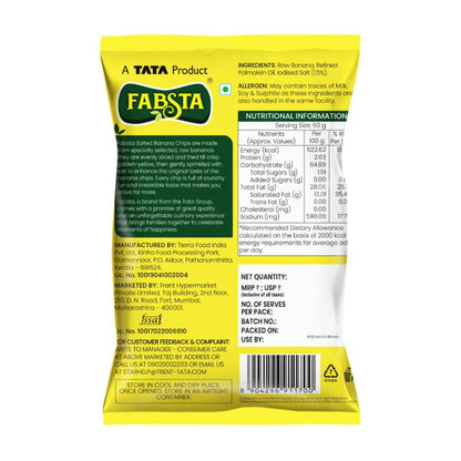 Fabsta Banana Chips Salted 500 g