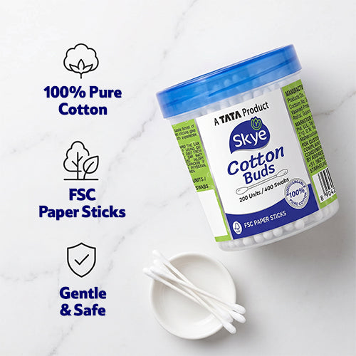 Skye Cotton Buds, 200 Pcs (Jar)