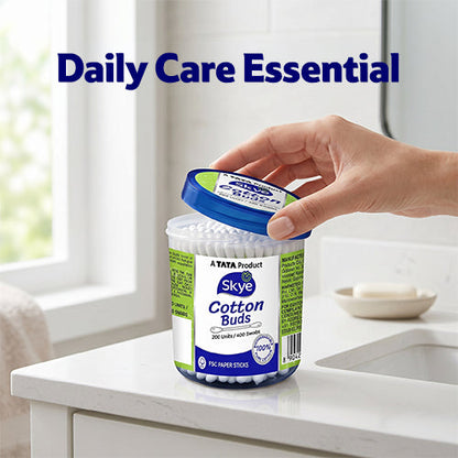 Skye Cotton Buds, 200 Pcs (Jar)