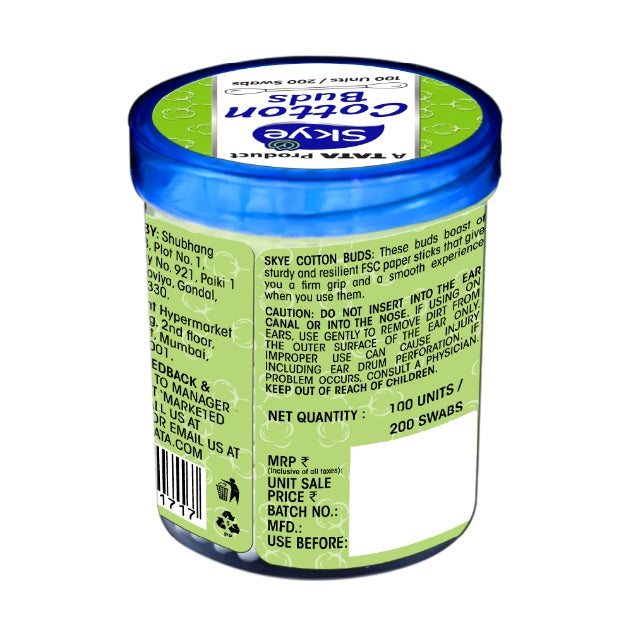 Skye Cotton Buds, 100 Pcs (Jar)